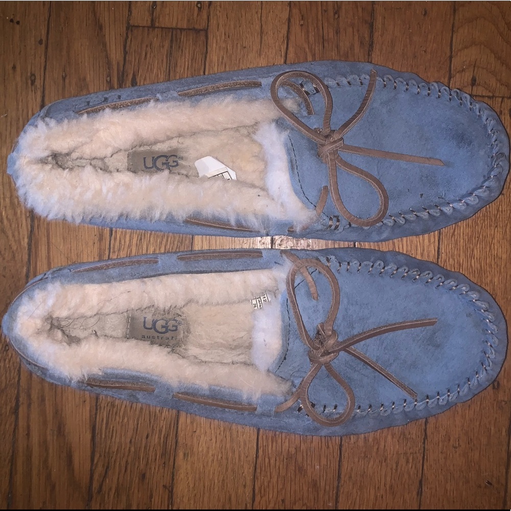 Blue Ugg Loafers - size 9